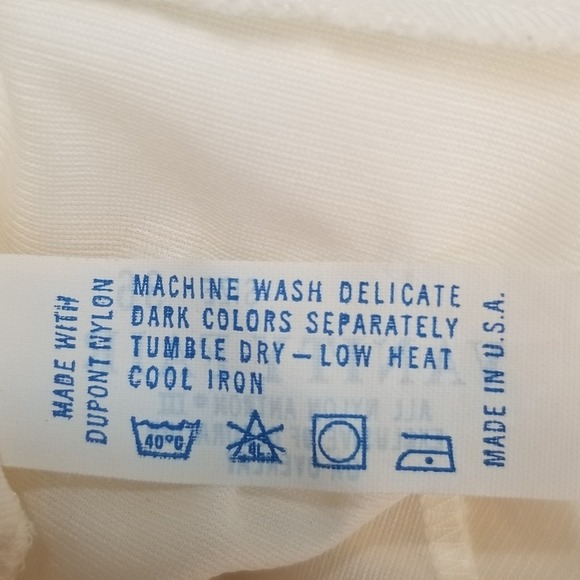 Vanity Fair Womens Vintage Slip Ivory Lace Trim Midi Dress USA Fairy Sz 36 - Picture 12 of 15